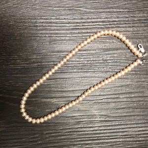 Light Pink authentic pearl necklace